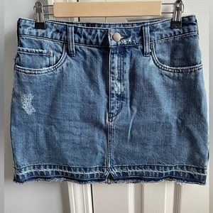 Free People Denim Skirt Size 6